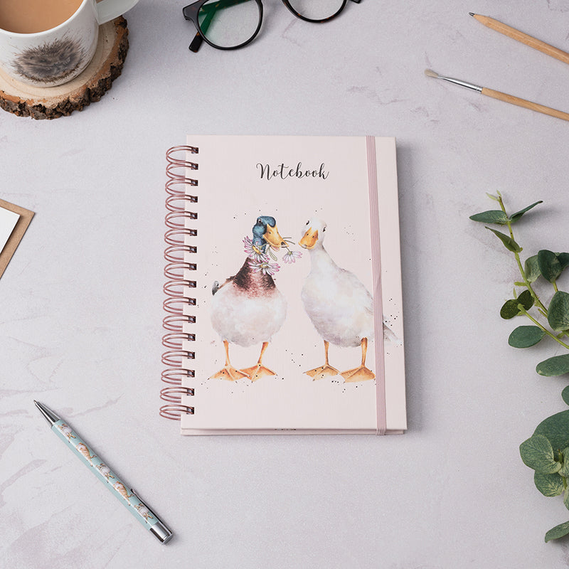 A5 Duck Notebook Not a Daisy Goes By Pink