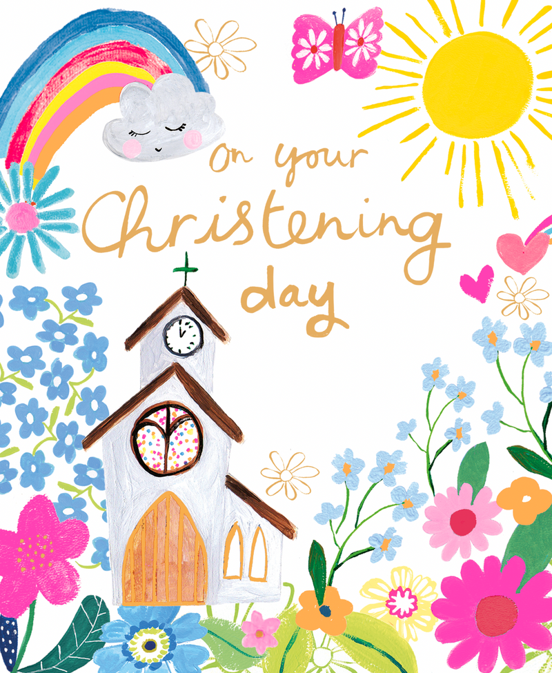 On Your Christening Day card by Paper Salad