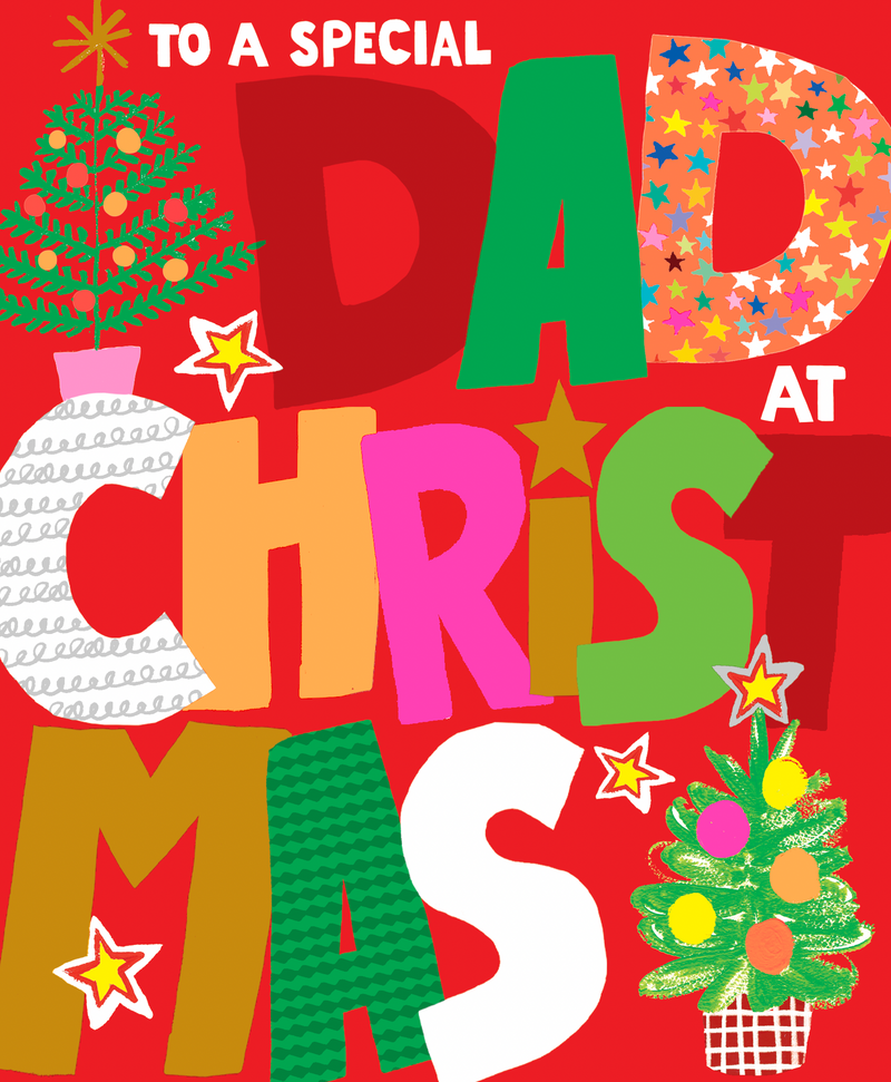 Merry Christmas Dad Card