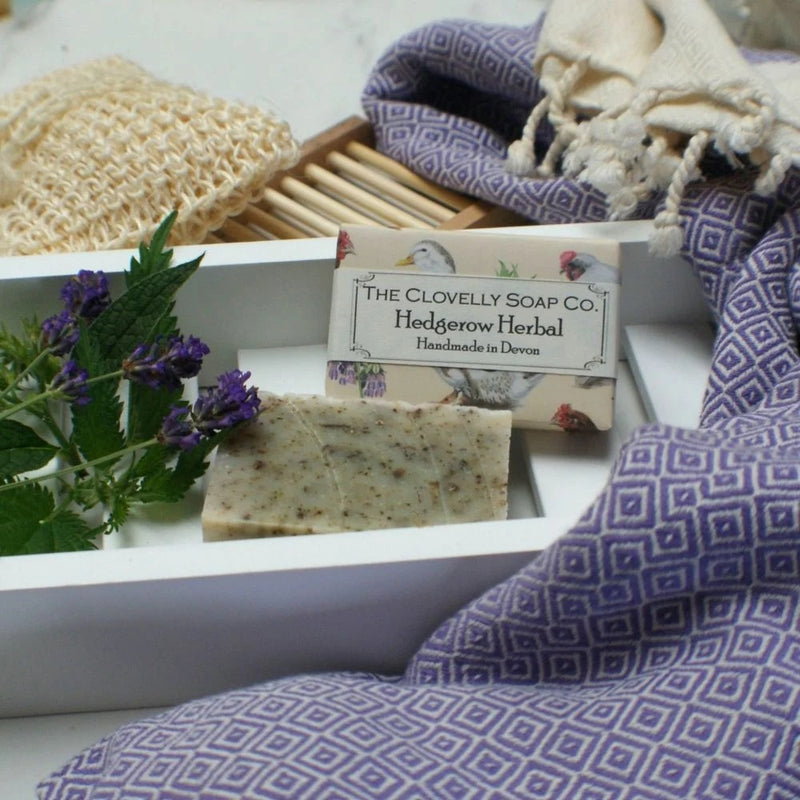 50g Handmade Clovelly Soap - Hedgerow Herbal