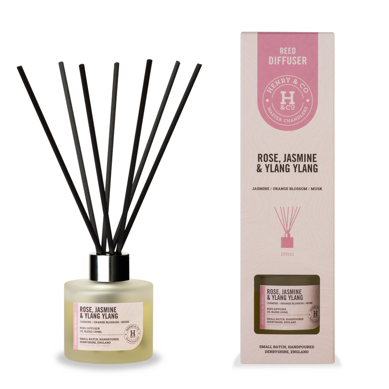 Henry & Co Reed Diffuser - Rose, Jasmine & Ylang Ylang