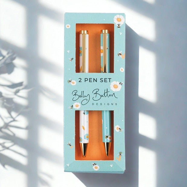 2 Pens Set Daisies