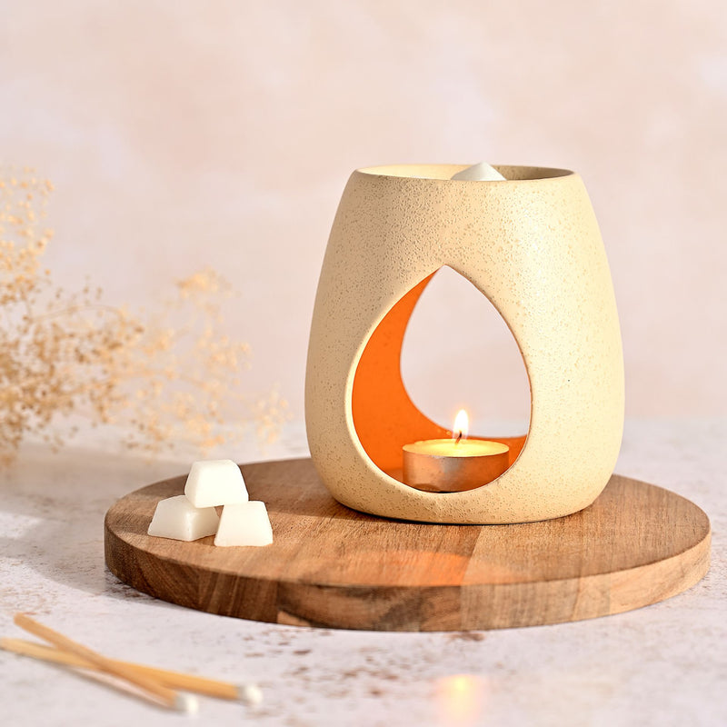 Serenity Wax Melt Burner - Taupe