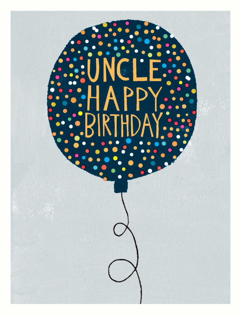 Happy Birthday Uncle card by Paper Salad