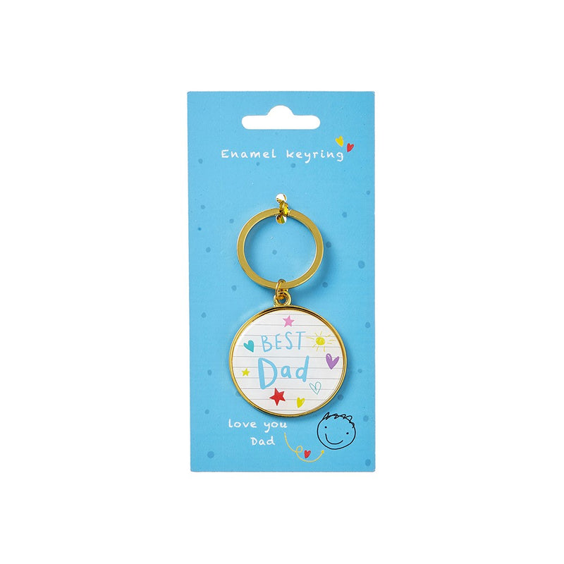 Scribble Keyring Best Dad