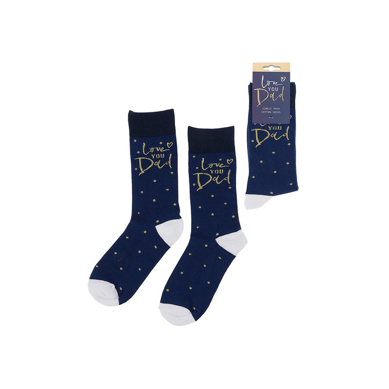 Fathers Day Galaxy Dad Socks