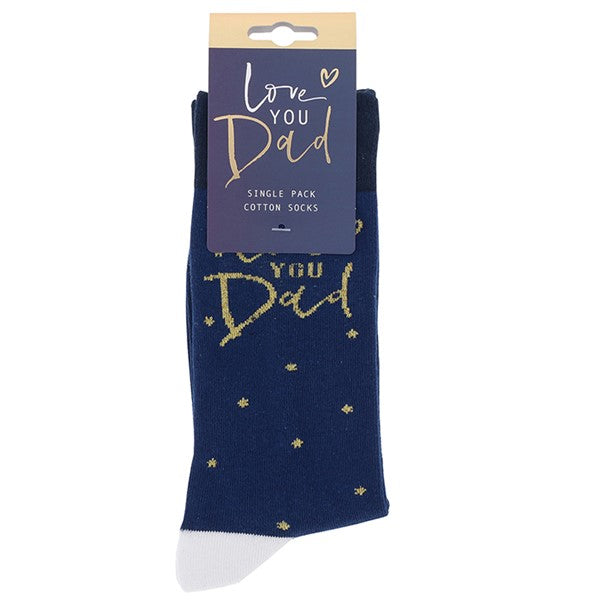 Fathers Day Galaxy Dad Socks