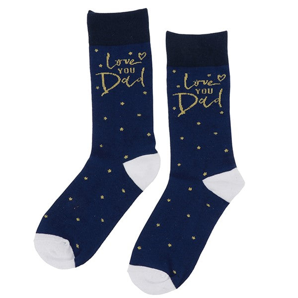 Fathers Day Galaxy Dad Socks