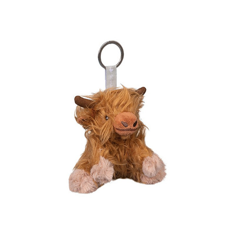 Highland Cow Plush Keyring Gordon