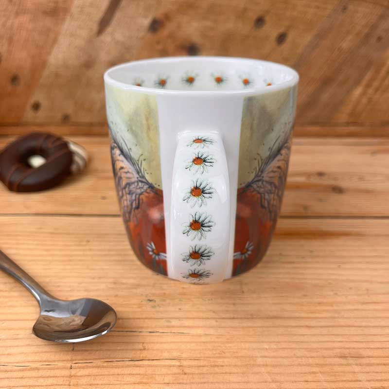 Horse And Flowers Mug