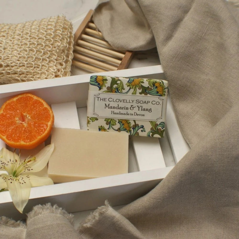100g Handmade Clovelly Soap - Mandarin & Ylang