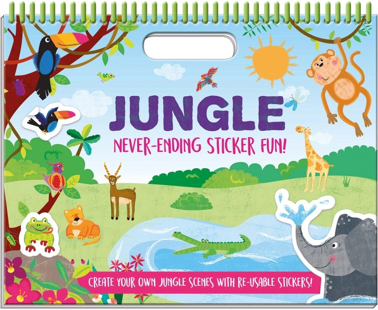 Never-Ending Sticker Fun Activity Book Jungle