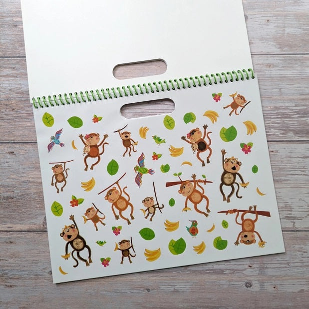 Never-Ending Sticker Fun Activity Book Jungle