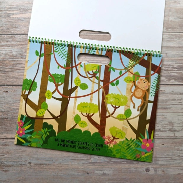 Never-Ending Sticker Fun Activity Book Jungle