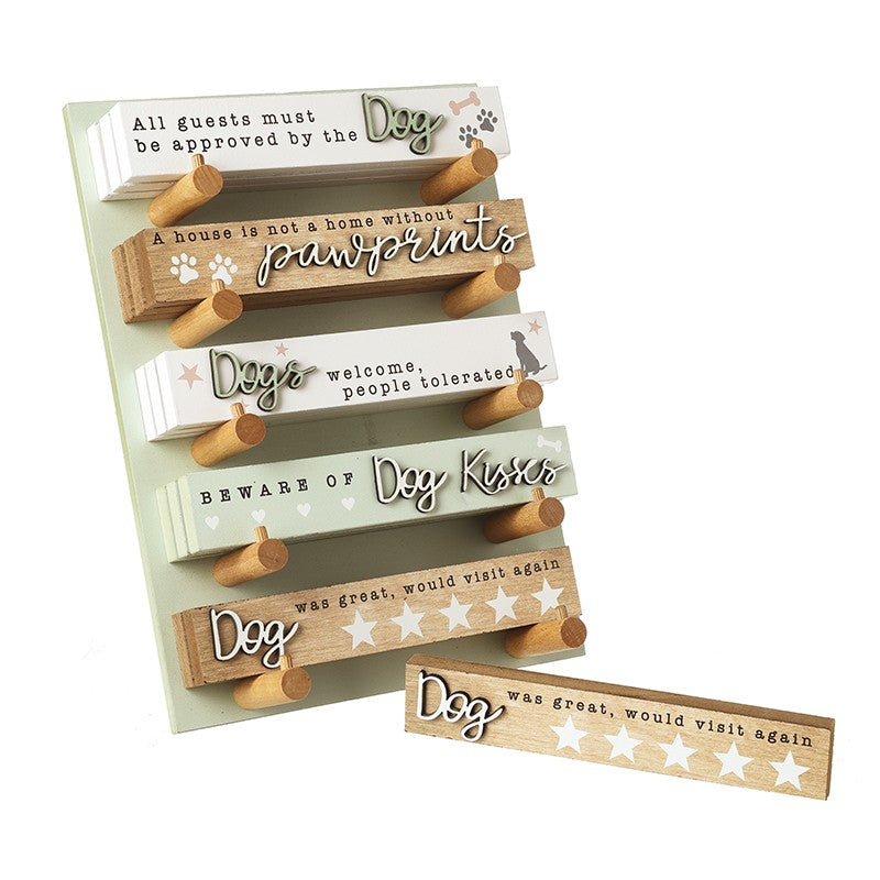 Wooden Dog Signs