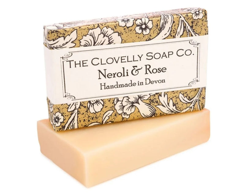50g Handmade Clovelly Soap - Neroli & Rose Geranium