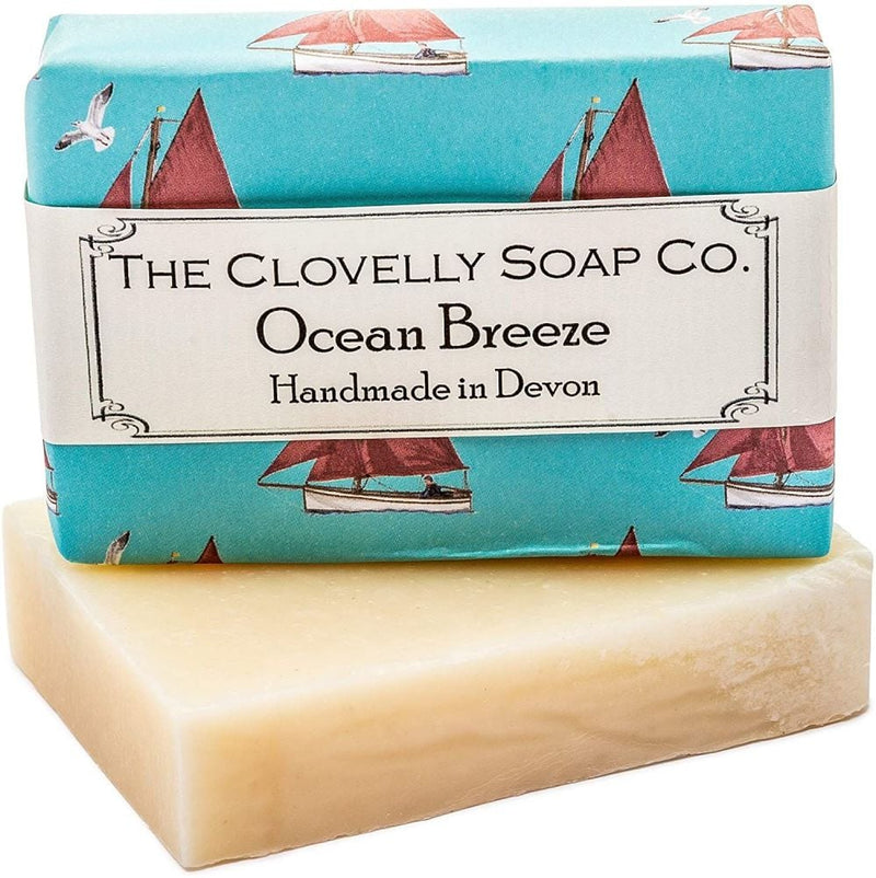 50g Handmade Clovelly Soap - Ocean Breeze Bergamot