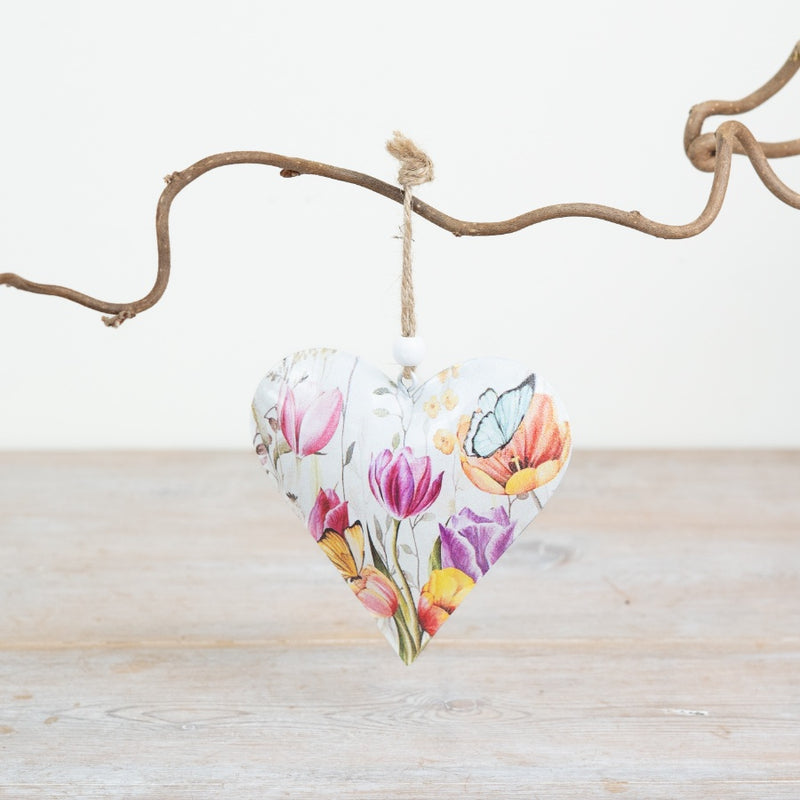 Hanging tulip heart 10cm – lifestyle view