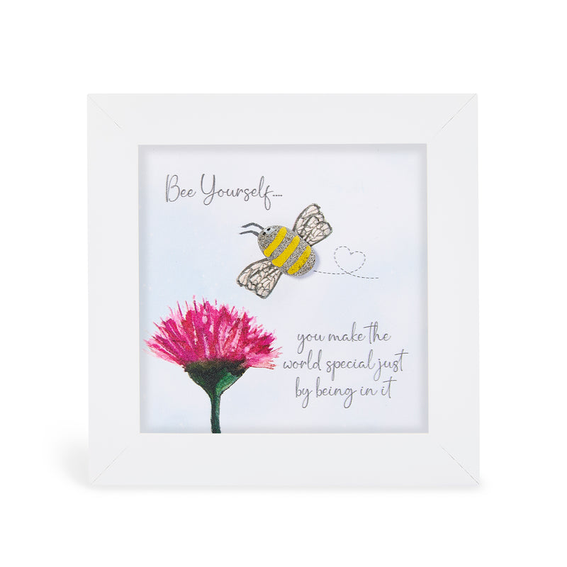 “Bee Yourself… You Make the World Special Just by Being in It” Mini Plaque – No. 18