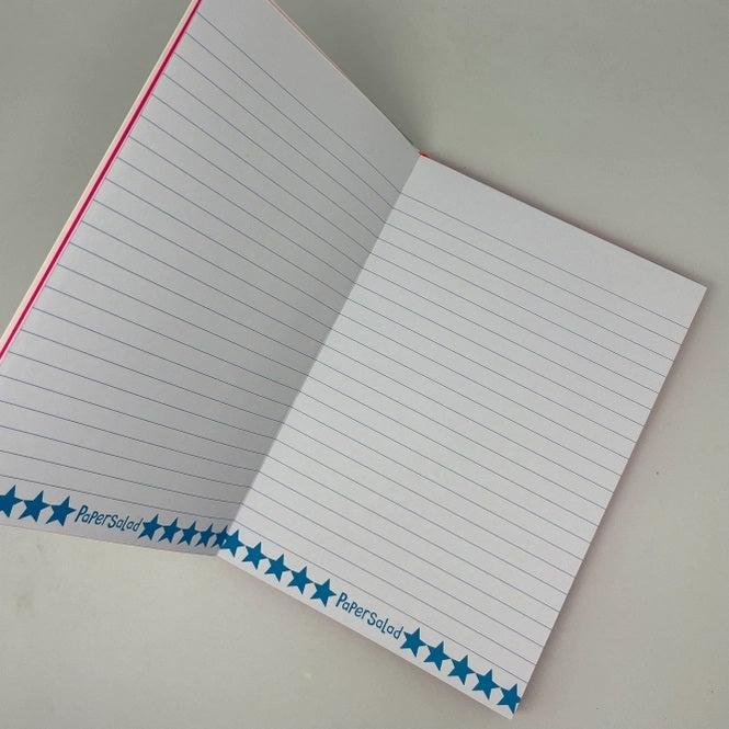 Paper Salad A5 Journal Notebook Hearts Bright