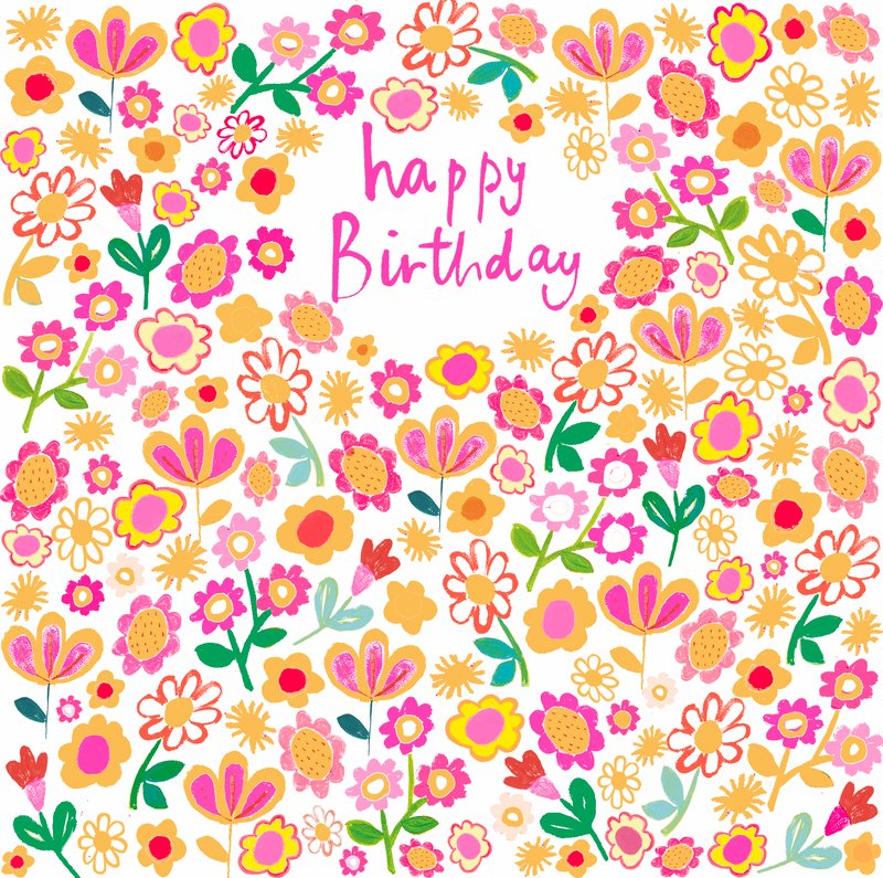 Paper Salad - Happy Birthday Florals