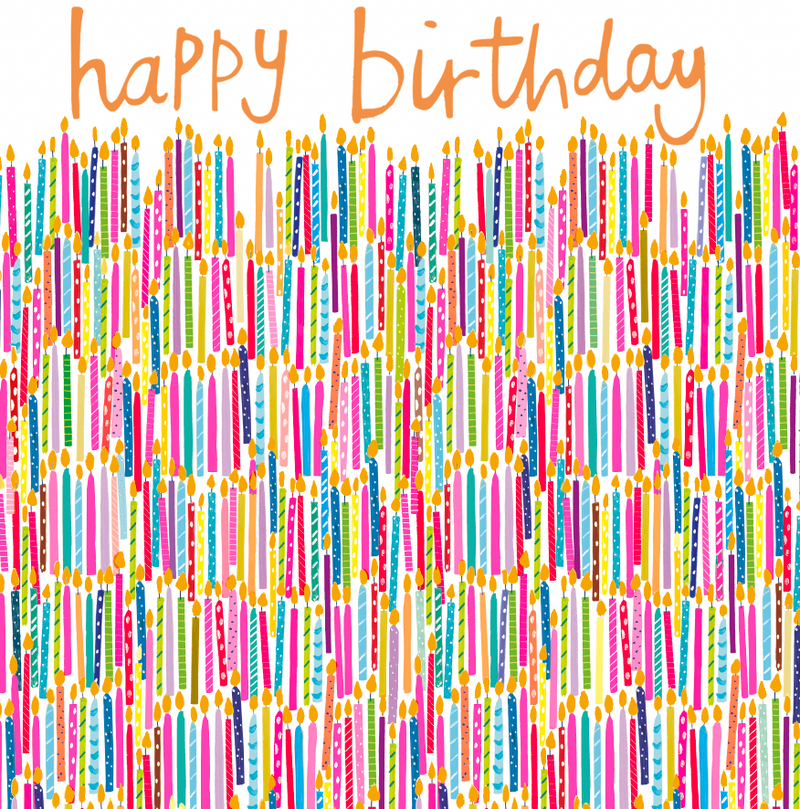 Paper Salad - Happy Birthday Bright Foil Candles