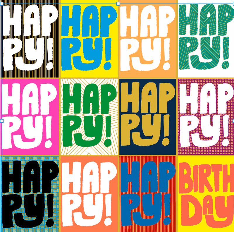 Paper Salad - Happy Birthday Repeat