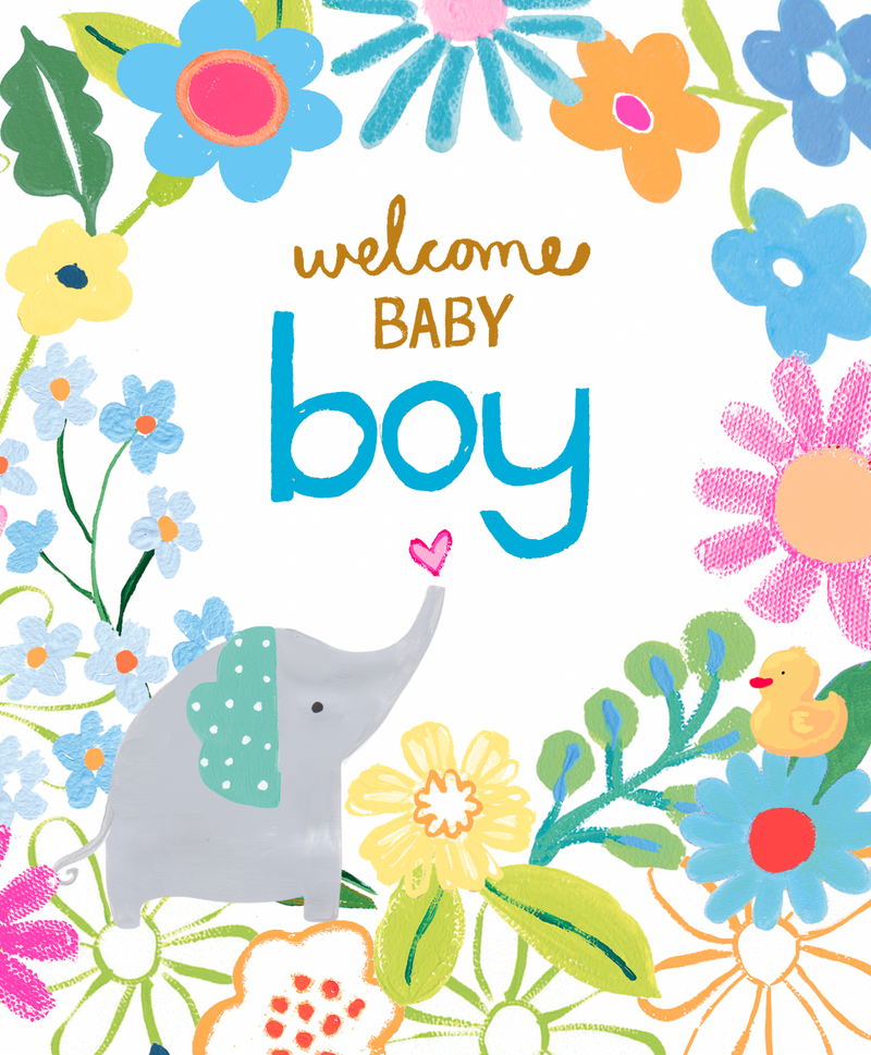 Paper Salad - Welcome Baby Boy
