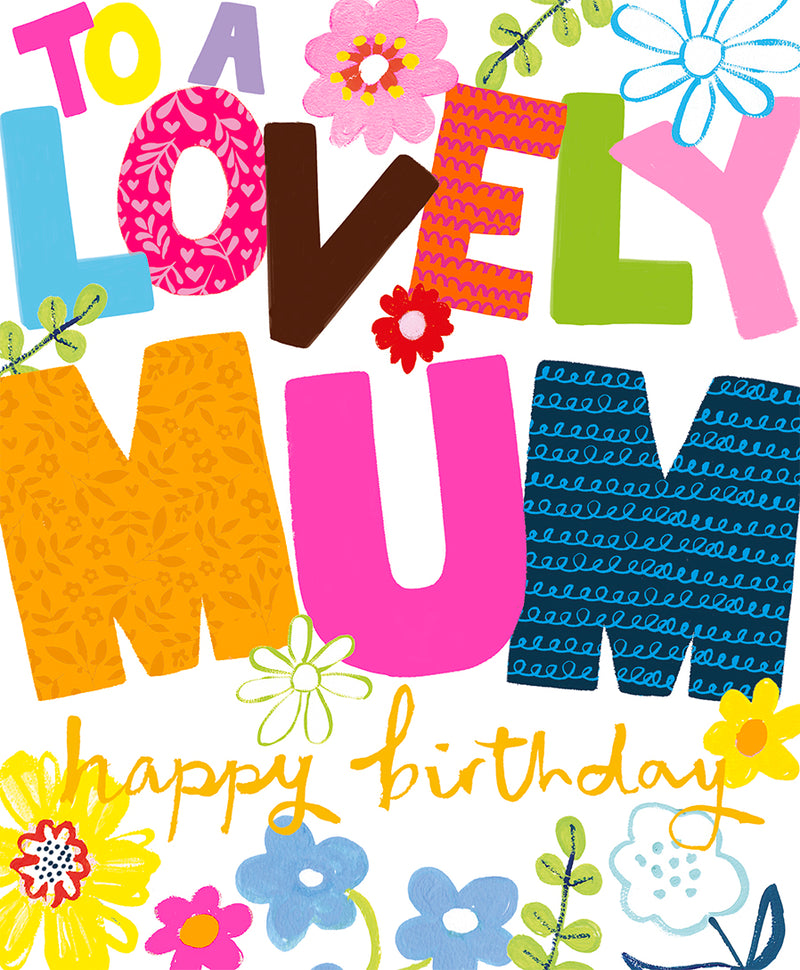Paper Salad - To a Lovely Mum Happy Birthday