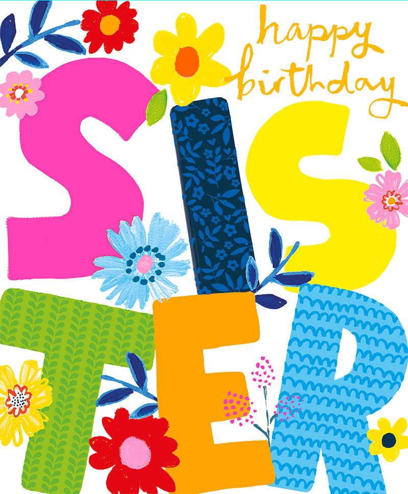 Paper Salad - Happy Birthday Sister