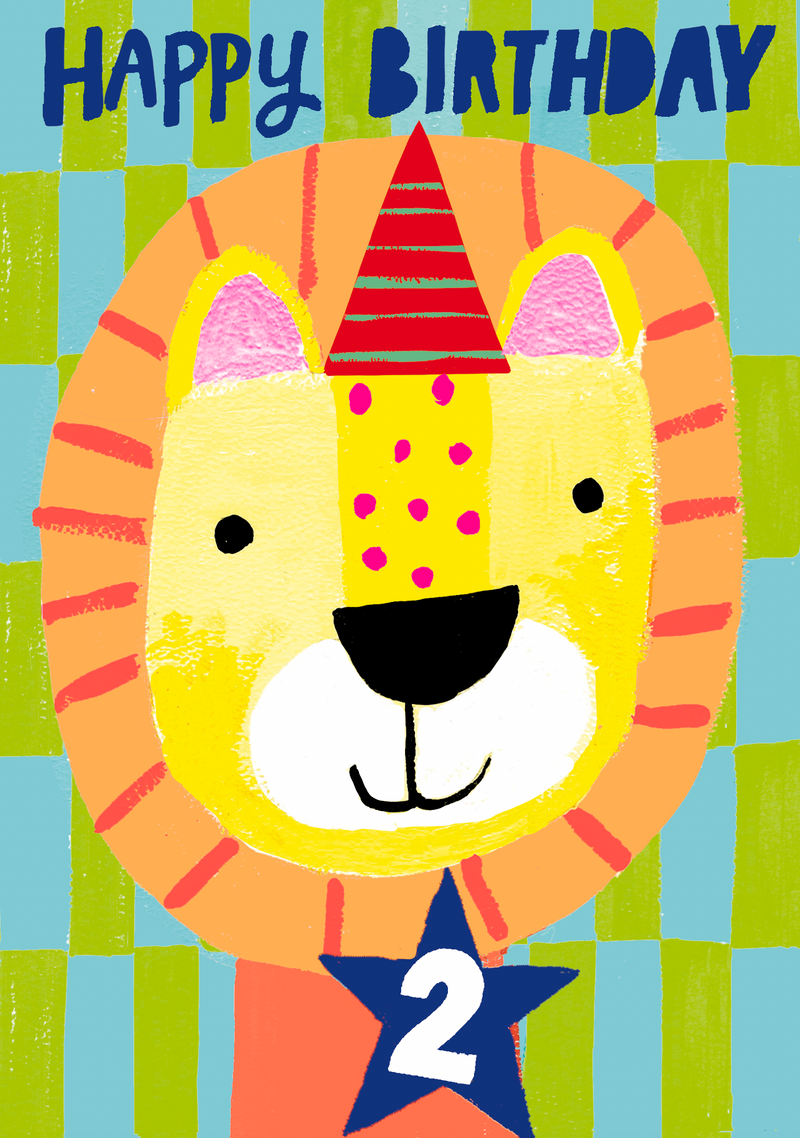 Paper Salad - Age 2 Party Lion