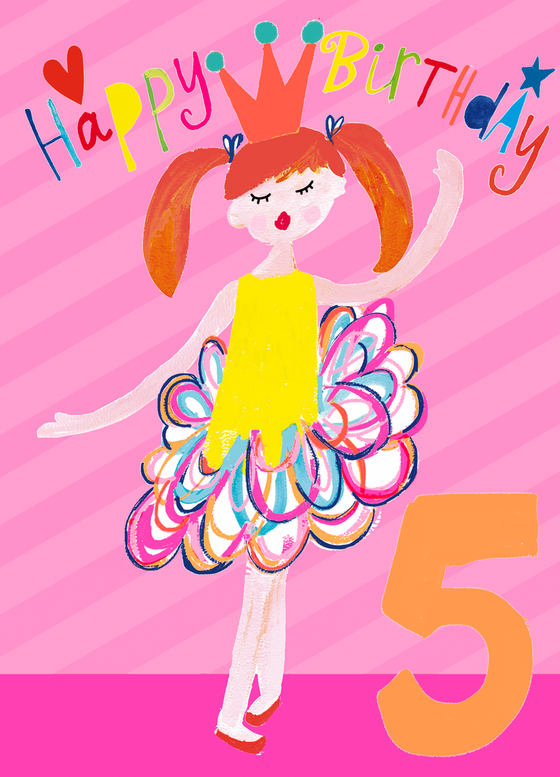 Paper Salad - Age 5 Ballerina Princess