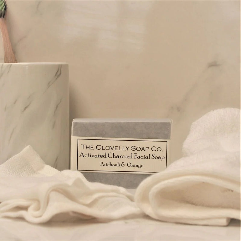 50g Handmade Clovelly Facial Soap - Patchouli & Orange