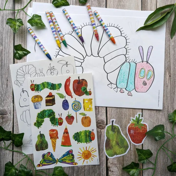 The Very Hungry Caterpillar Childrens Colouring Set