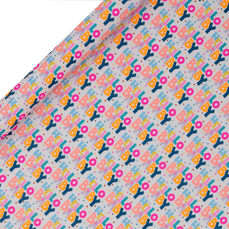 Roll Wrap Hello Baby 4m x 70cm