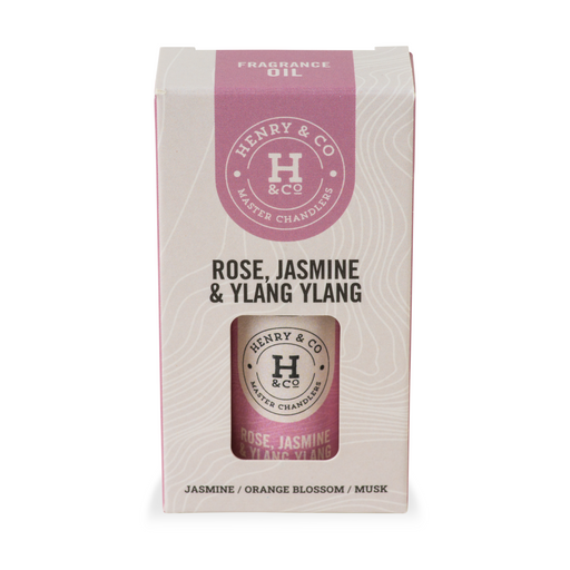 Henry & Co Rose, Jasmine & Ylang Ylang Fragrance Oil 10ml