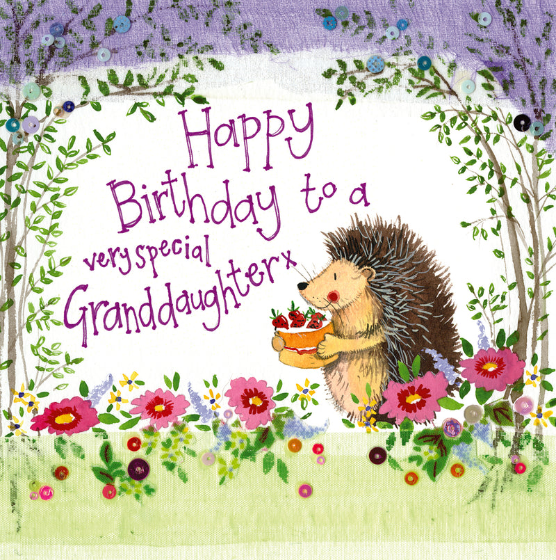 Granddaughter Woodland Birthday