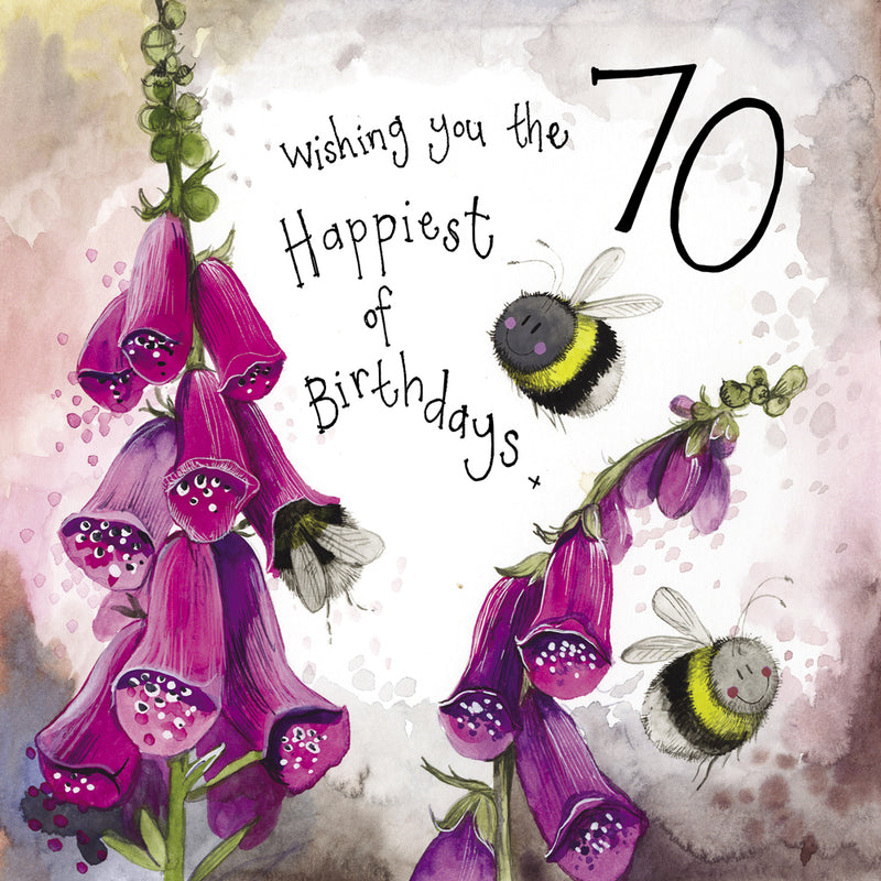 Sunshine 70th Birthday Card