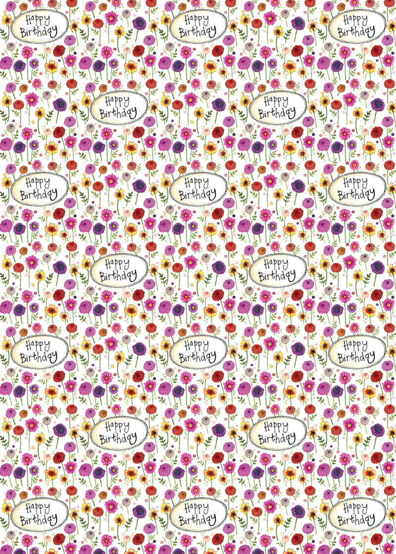 Dahlia Bagged Gift Wrap