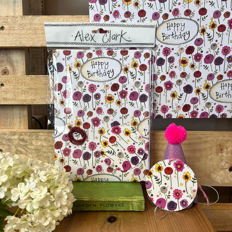 Dahlia Bagged Gift Wrap