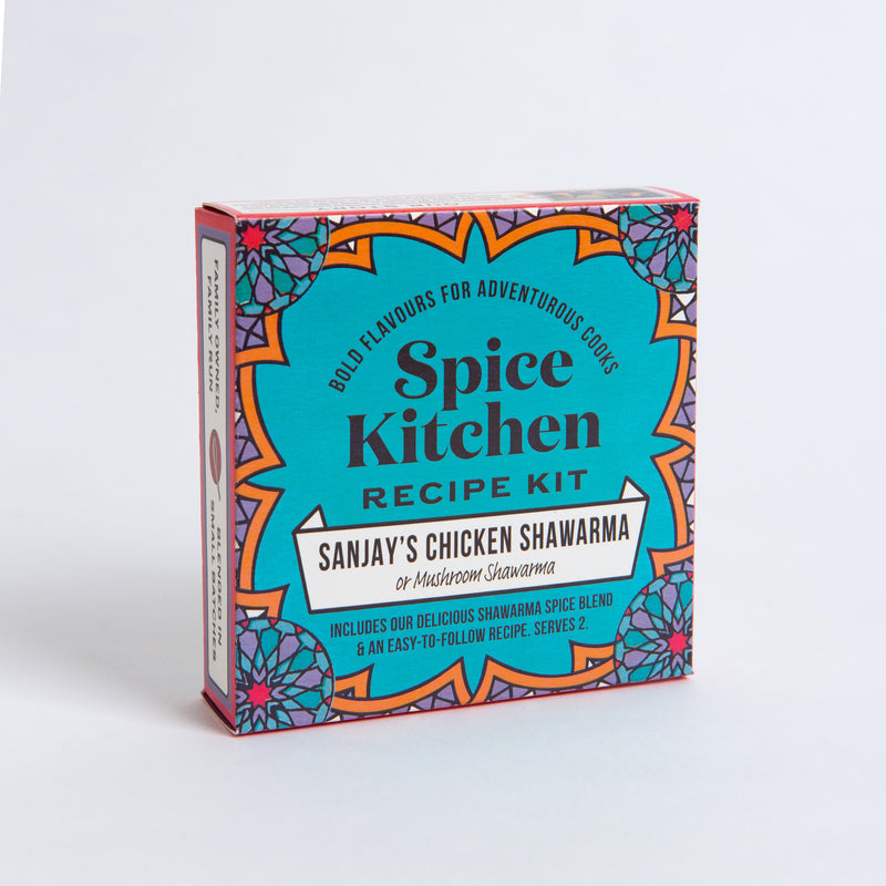 Chicken Shawarma Recipe Kit spice blend and recipe card