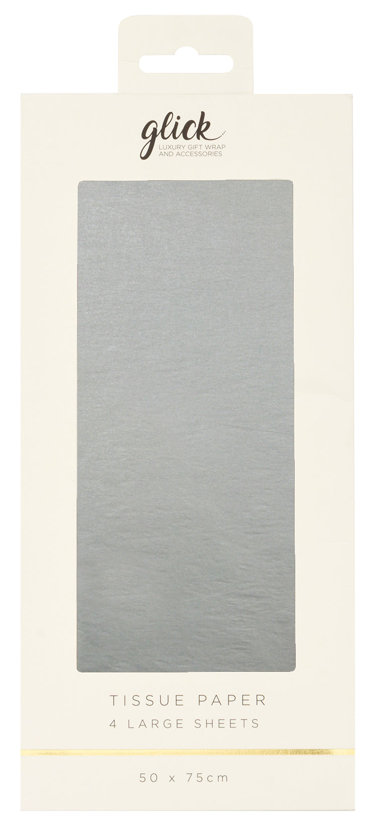 TISSUE PLAIN SILVER