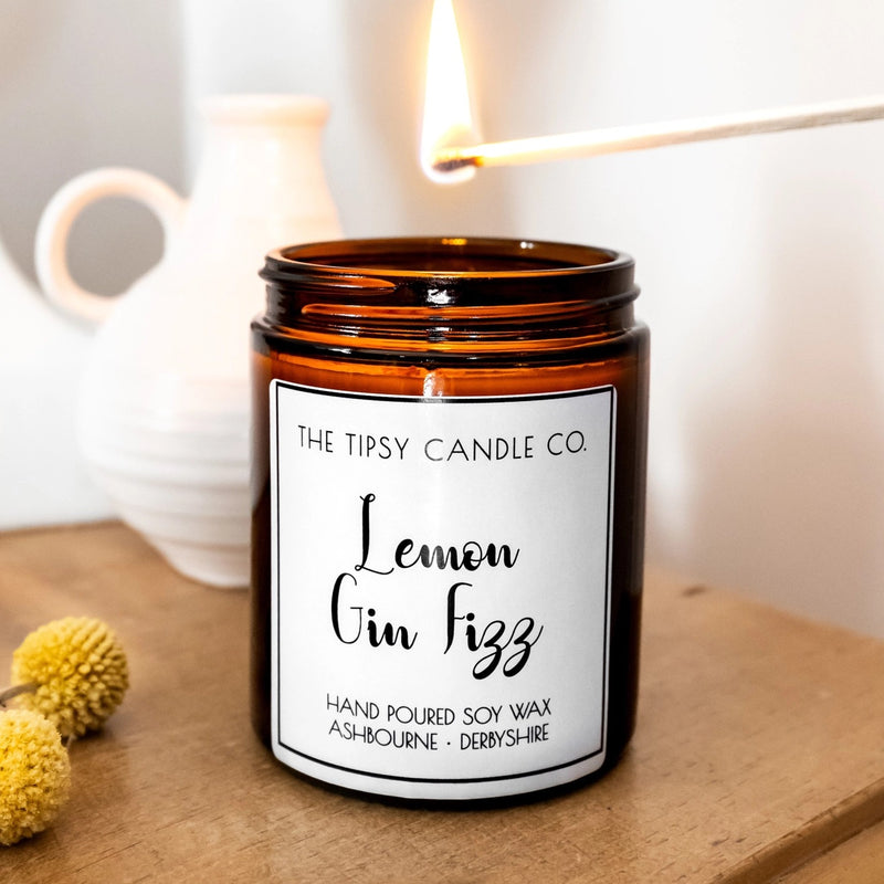 Tipsy Candle Lemon Gin Fizz 180ml
