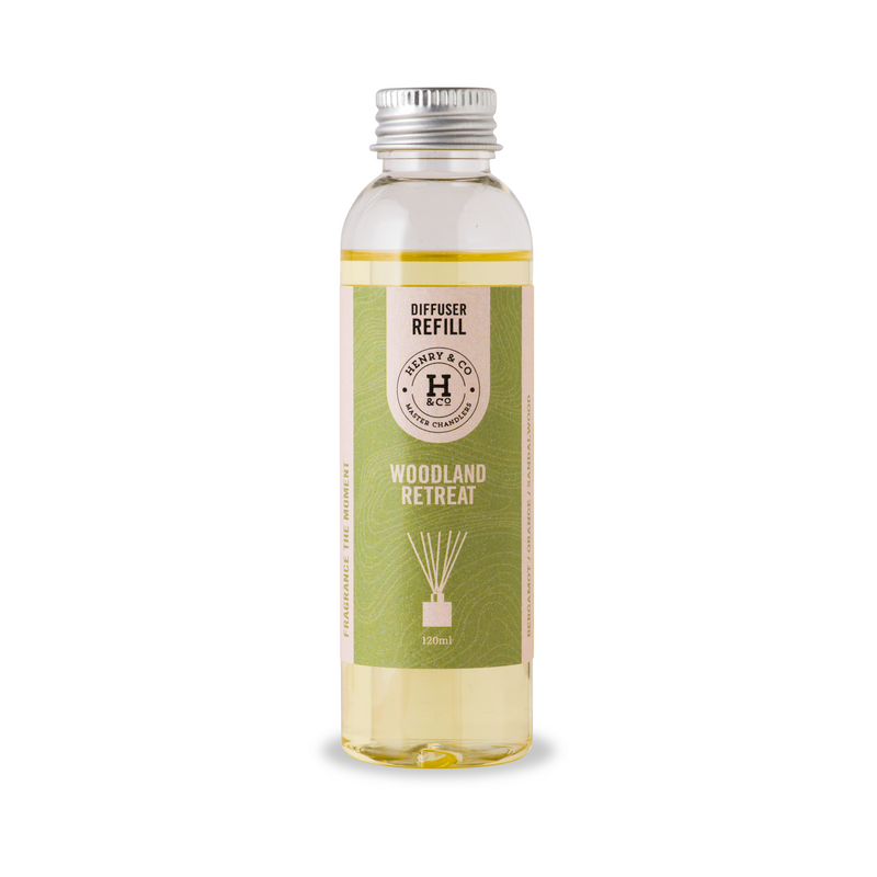 Henry & Co Reed Diffuser Refill - Woodland Retreat 120ml