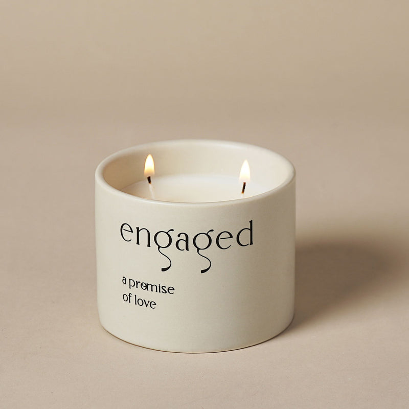 Amore Double Wick Candle - Engaged