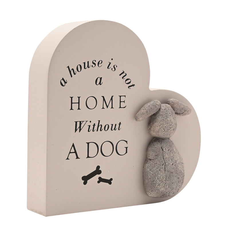 Best of Breed Heart Plaque - A House is Not a Home Without A Dog