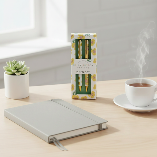Belly Button Designs 2 Pen Set Desk Setting
