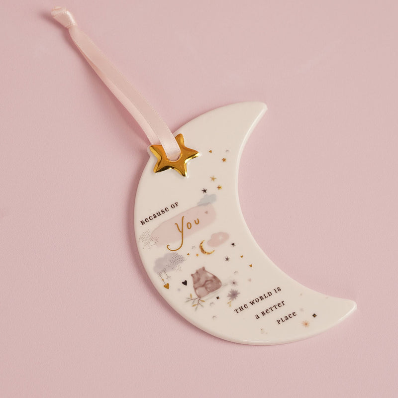 The Little Things Hanging Plaque - Because of You