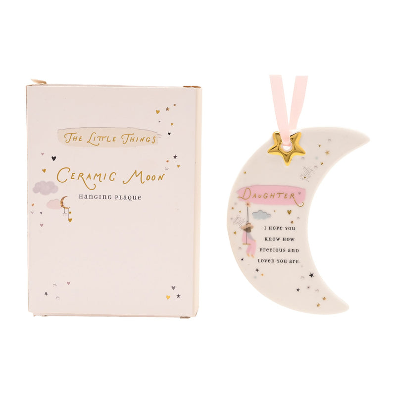 The Little Things Hanging Plaque - Daughter