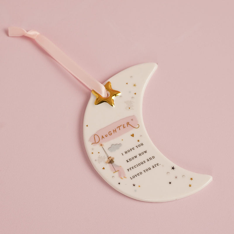 The Little Things Hanging Plaque - Daughter
